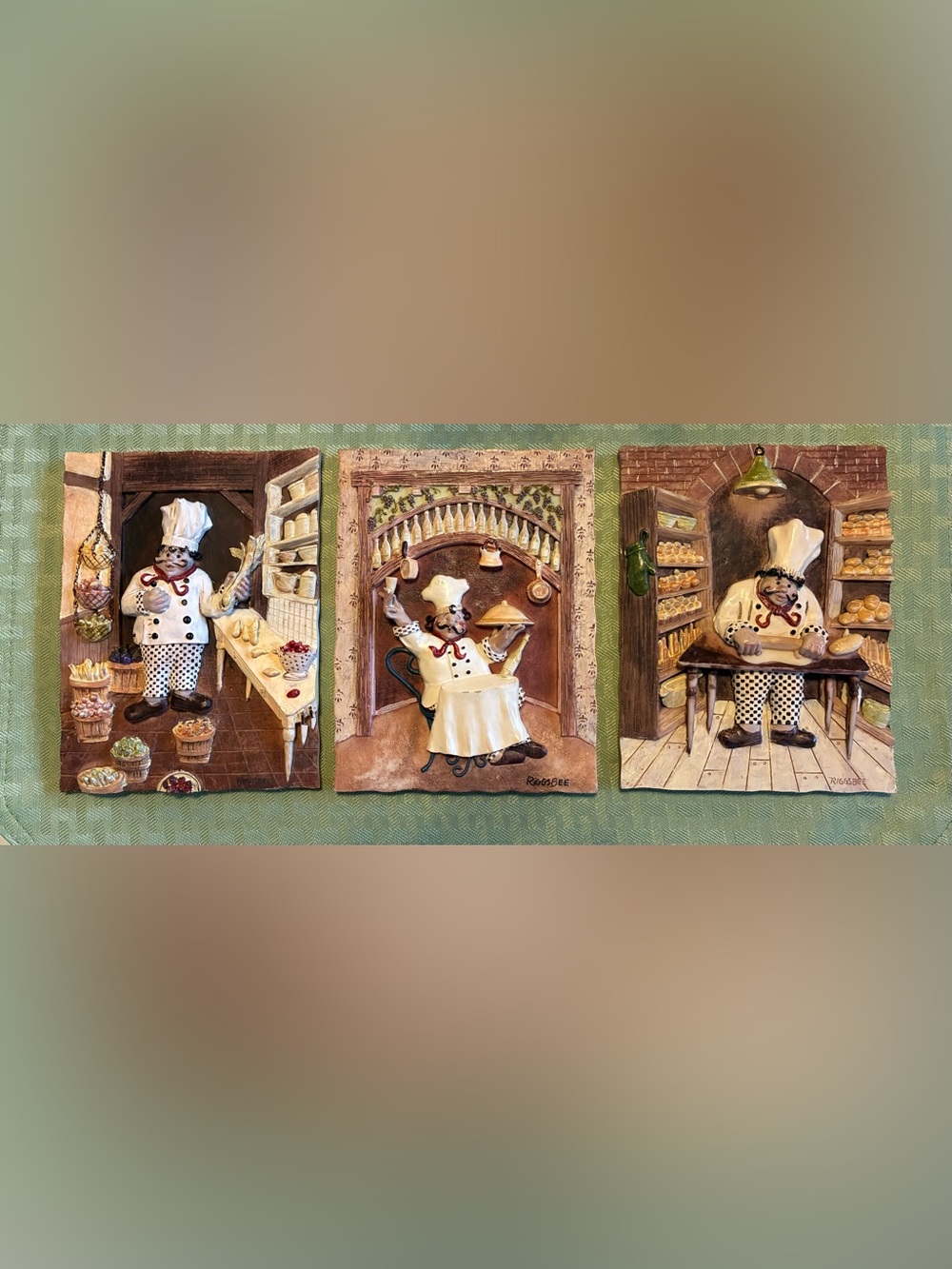 Italian Baking Theme Wall Plaques (3)